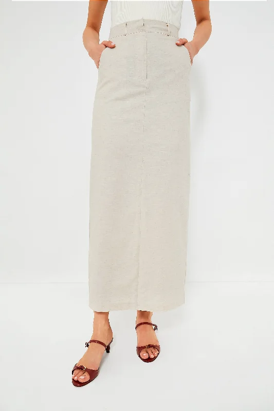 Natural Midi Skirt