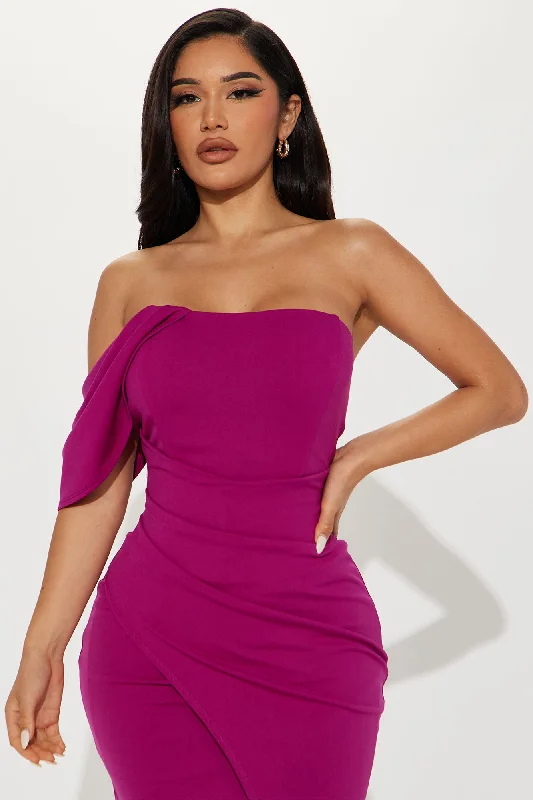 Camilla Midi Dress - Magenta