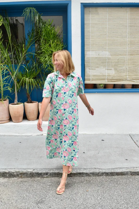 Darren Midi Dress Short Sleeve Floridian Floral