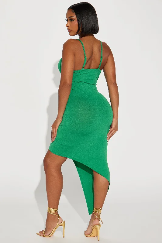 Emily May Midi Dress - Emerald