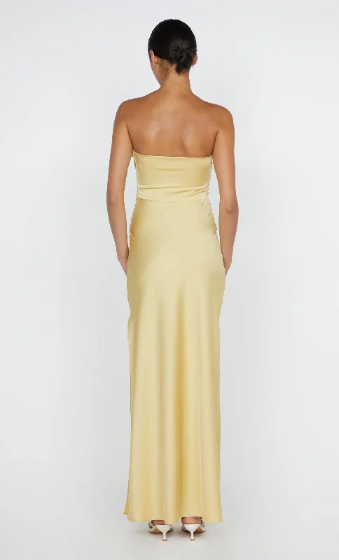 ETERNITY STRAPLESS MAXI DRESS - CITRUS