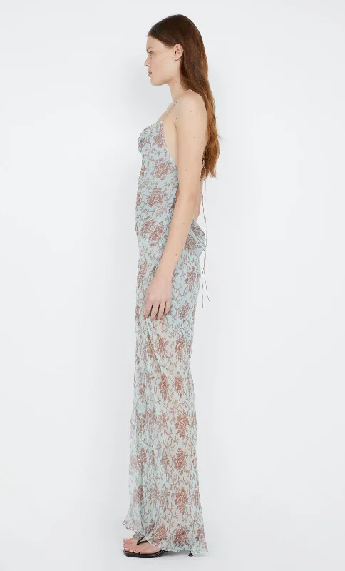 LYLOU MAXI DRESS - JUNIPER FLORAL