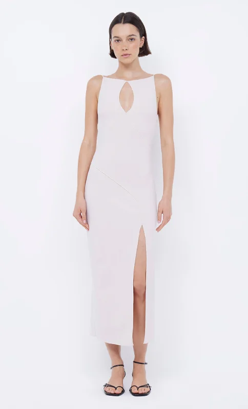 MARIELLE SPLIT DRESS - VANILLA BEAN