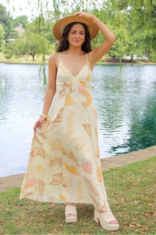 Shell Shocked Maxi Dress In Orange