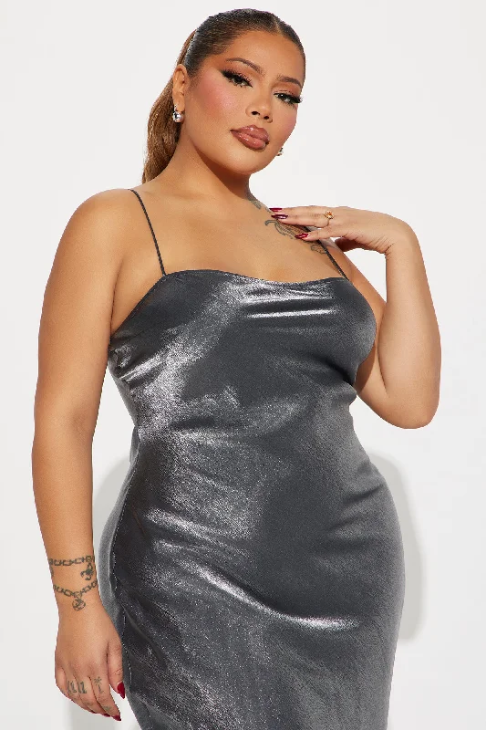 Tinsley Maxi Dress - Silver