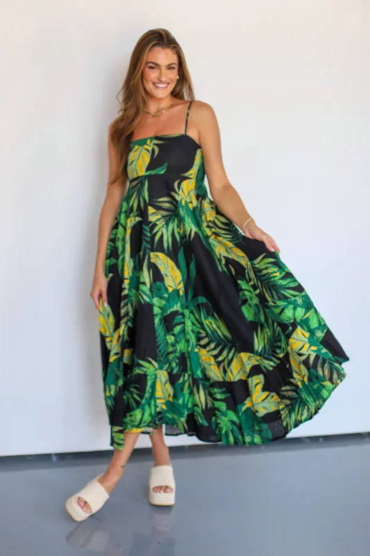 Unbeleafable Maxi Dress