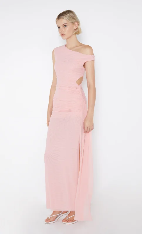 VICTORIA ASYM DRESS - PINK