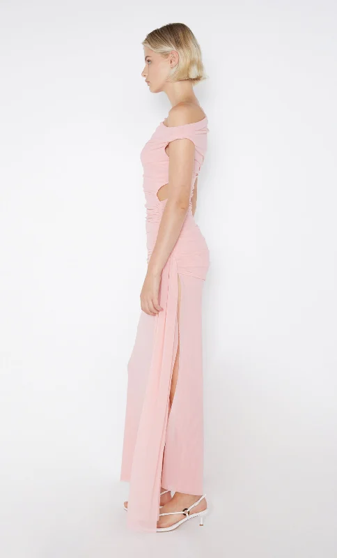 VICTORIA ASYM DRESS - PINK