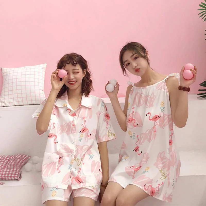 Kawaii Cartoon Printed Pajamas