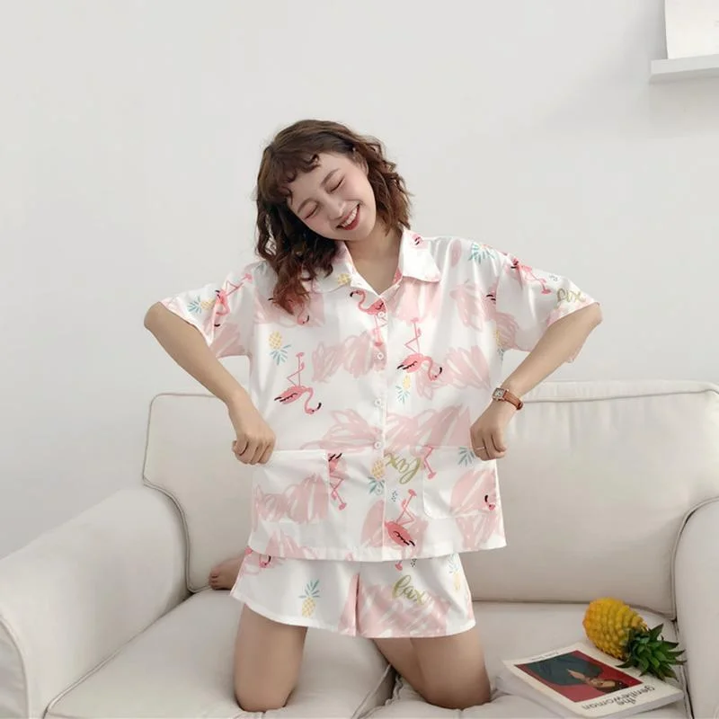 Kawaii Cartoon Printed Pajamas