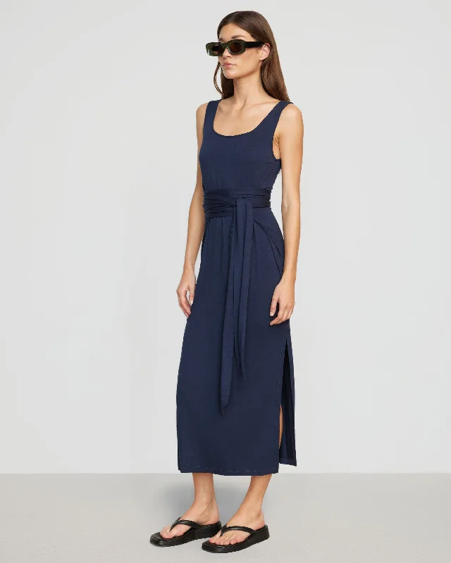 Kelis Tie-Waist Maxi Dress