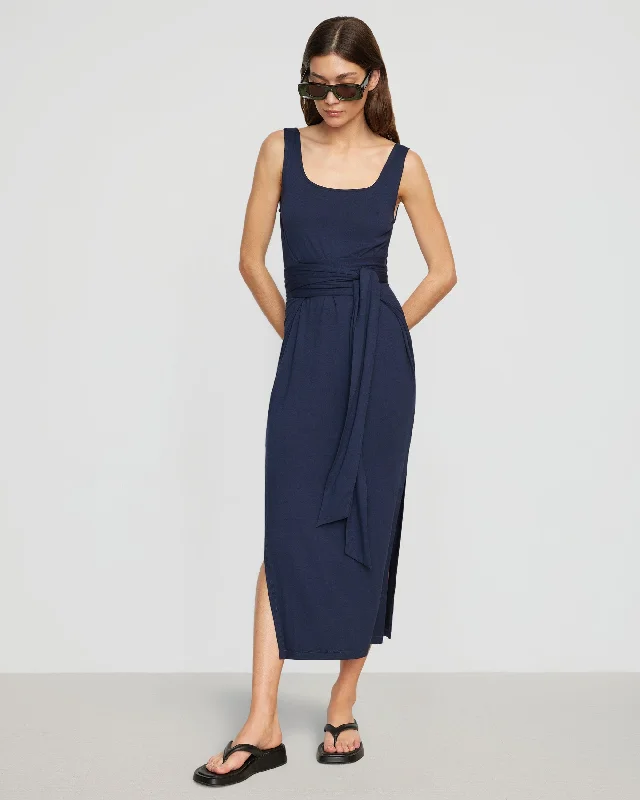 Kelis Tie-Waist Maxi Dress