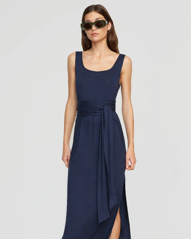 Kelis Tie-Waist Maxi Dress