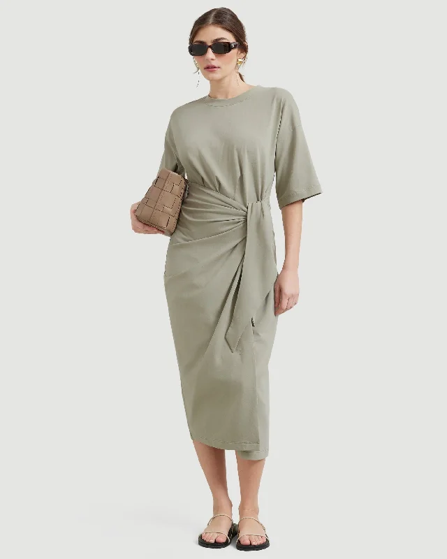 Noa Organic Cotton T-Shirt Wrap Dress