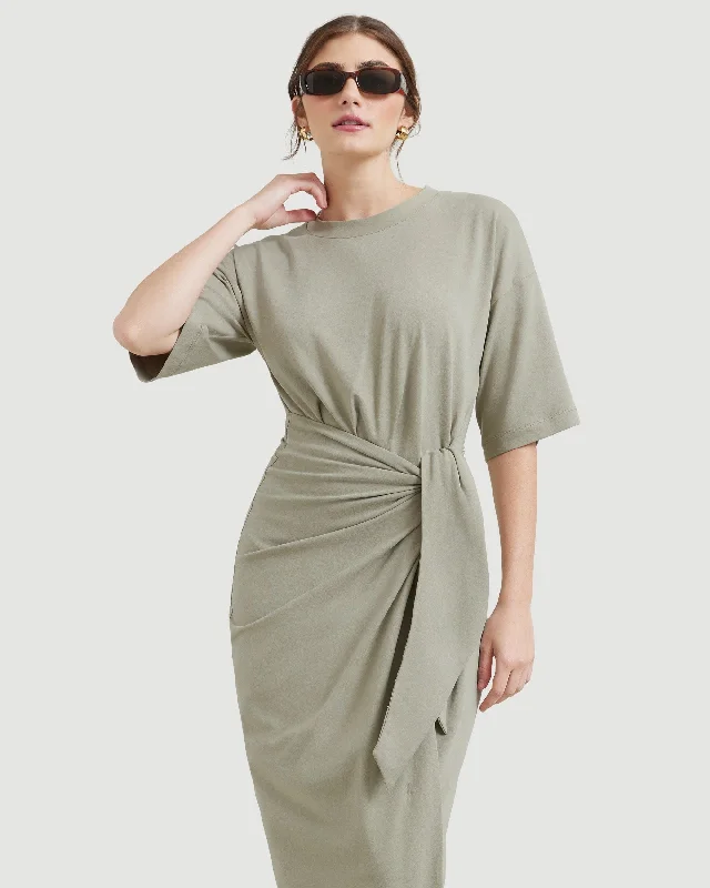 Noa Organic Cotton T-Shirt Wrap Dress