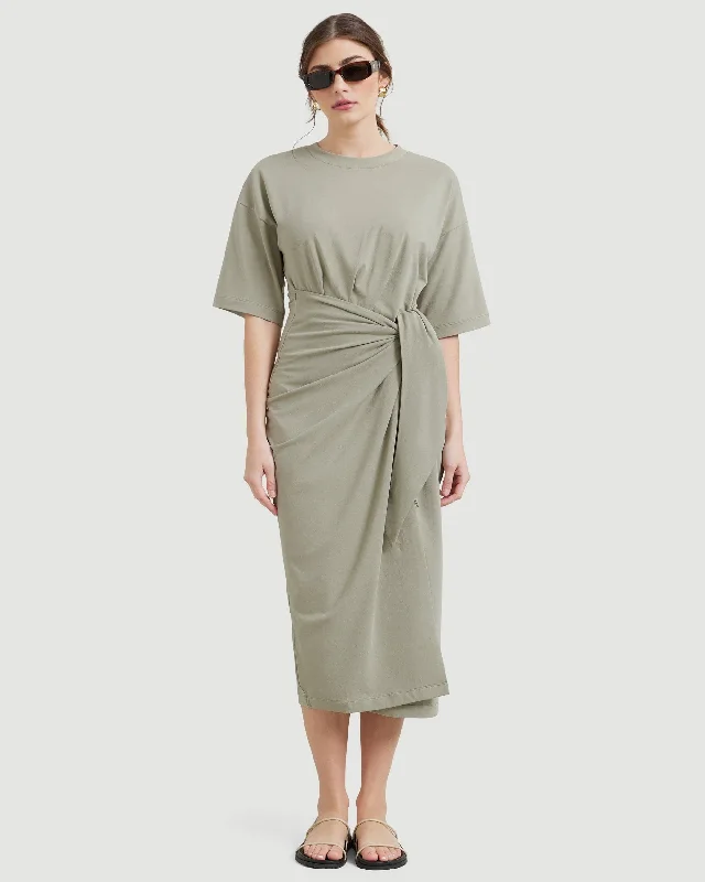 Noa Organic Cotton T-Shirt Wrap Dress